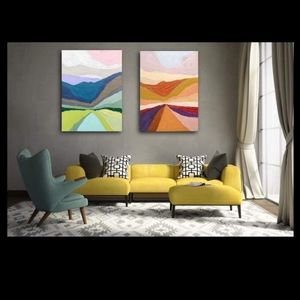 Mountainscape paintings